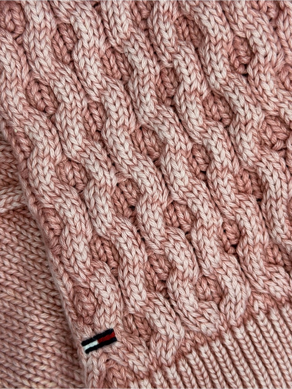 Tommy Hilfiger Pink Cable Knit Sweater - Picture 3 of 5